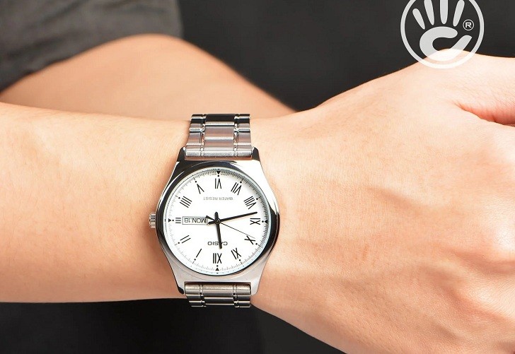 Đồng hồ Casio MTP-V006D-7BUDF giá rẻ, thay pin miễn phí - Ảnh 2