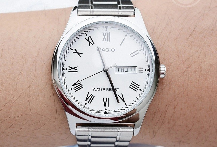 Đồng hồ Casio MTP-V006D-7BUDF giá rẻ, thay pin miễn phí - Ảnh 3