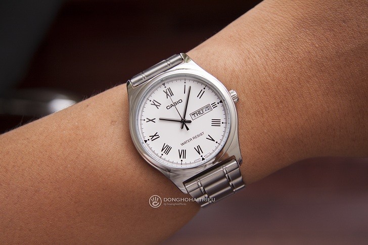 Đồng hồ Casio MTP-V006D-7BUDF giá rẻ, thay pin miễn phí - Ảnh 4