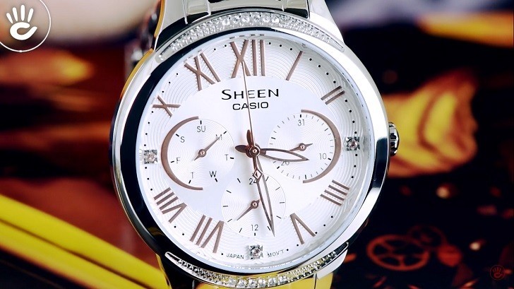 Đồng hồ nữ Casio SHE-3058D-7AUDR giá rẻ, thay pin miễn phí - Ảnh 5