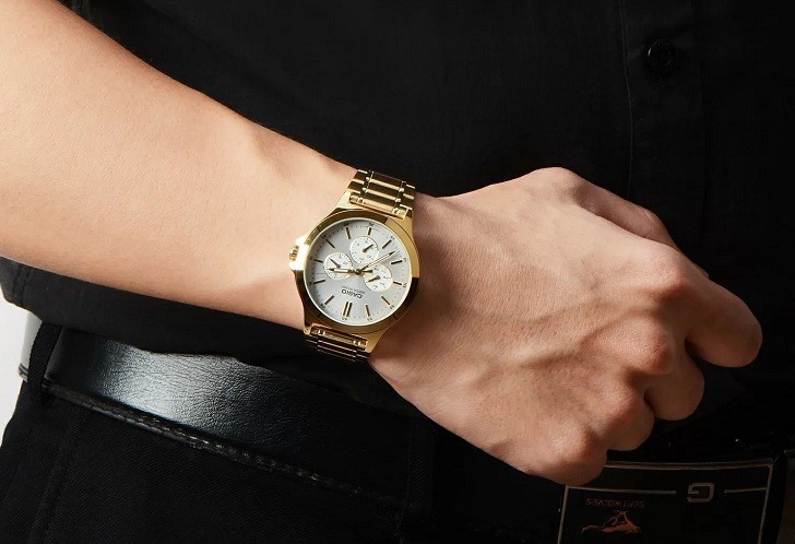 Đồng hồ Casio MTP-V300G-7AUDF giá rẻ, thay pin miễn phí - Ảnh 7