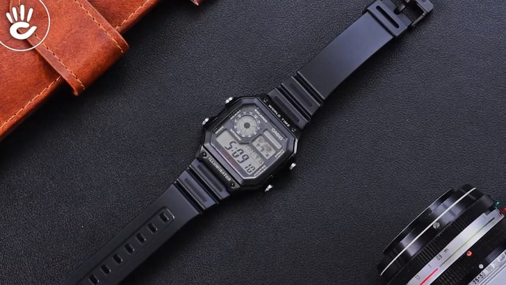 Đồng hồ Casio AE-1200WH-1AVDF giá rẻ, thay pin miễn phí - Ảnh 1