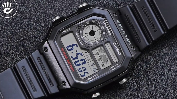 Đồng hồ Casio AE-1200WH-1AVDF giá rẻ, thay pin miễn phí - Ảnh 2
