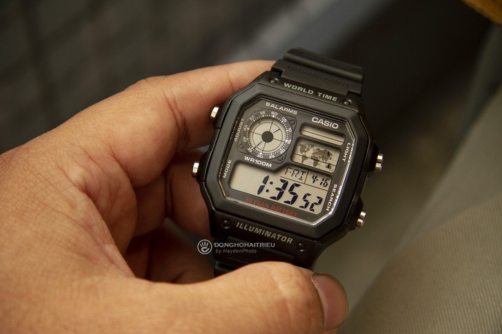Đồng hồ Casio AE-1200WH-1AVDF giá rẻ, thay pin miễn phí - Ảnh 5