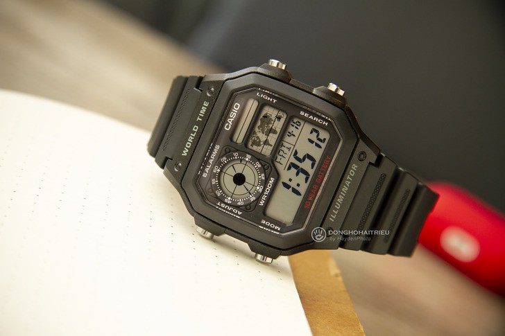 Đồng hồ Casio AE-1200WH-1AVDF giá rẻ, thay pin miễn phí - Ảnh 7