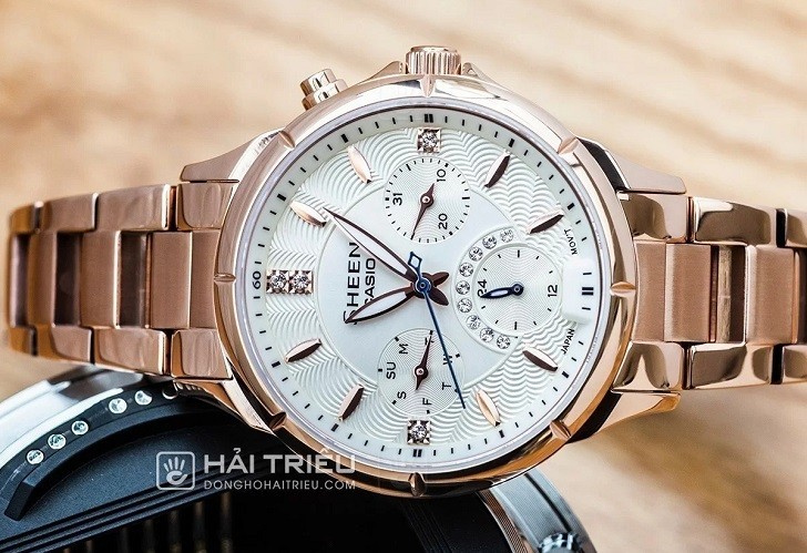 Đồng hồ Casio SHE-3047PG-9AUDR thay pin miễn phí trọn đời - Ảnh 3