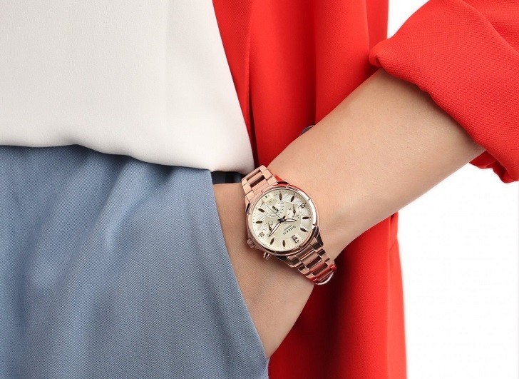 Đồng hồ Casio SHE-3047PG-9AUDR thay pin miễn phí trọn đời - Ảnh 6