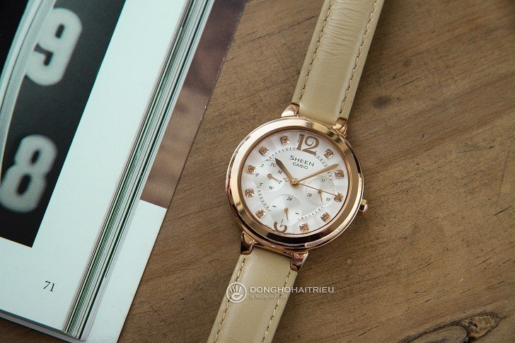 Đồng hồ Casio SHE-3048PGL-7BUDR giá rẻ, thay pin miễn phí - Ảnh 2