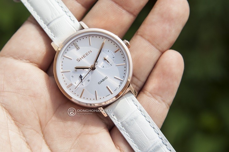 Đồng hồ Casio SHE-3054PGL-2AUDR giá rẻ, thay pin miễn phí - Ảnh 3