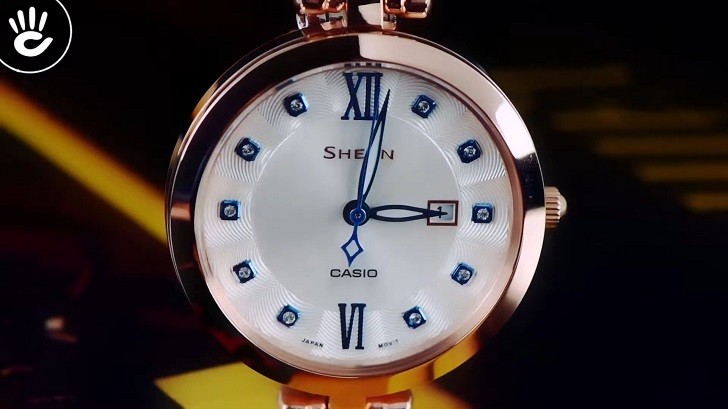 Đồng hồ Casio SHE-4055PG-7AUDF giá rẻ, thay pin miễn phí - Ảnh: 6