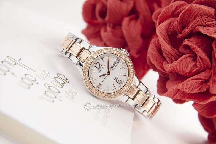 Đồng hồ Casio SHE-4800SG-7AUDR: Hấp dẫn với nét đẹp nữ tính - Ảnh 2