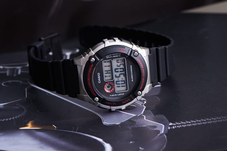 Đồng hồ Casio W-216H-1CVDF giá rẻ, được thay pin miễn phí - Ảnh 1