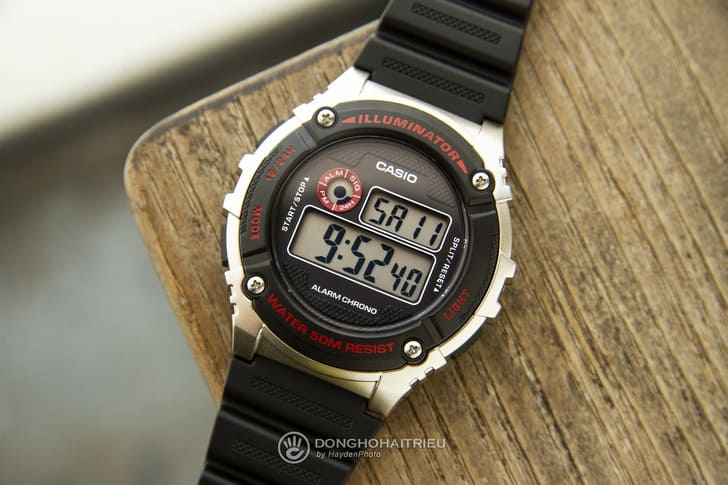 Đồng hồ Casio W-216H-1CVDF giá rẻ, được thay pin miễn phí - Ảnh 8