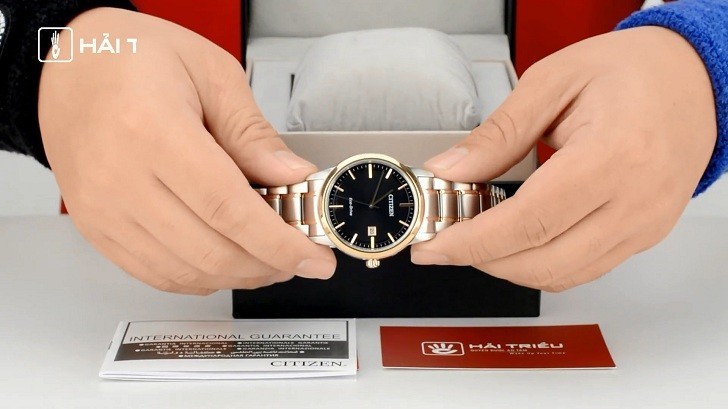 Đồng hồ nam Citizen AW1238-59E bộ máy năng lượng ánh sáng - Ảnh 2
