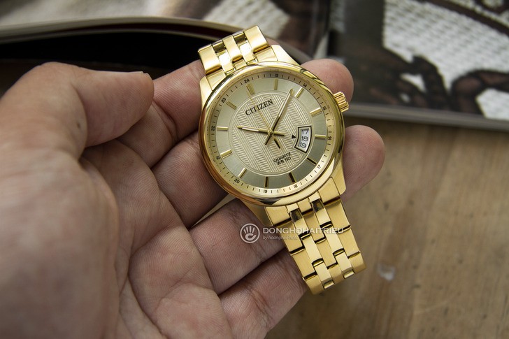 Đồng hồ Citizen BI1052-85P máy quartz, mạ vàng sang trọng - Ảnh 3