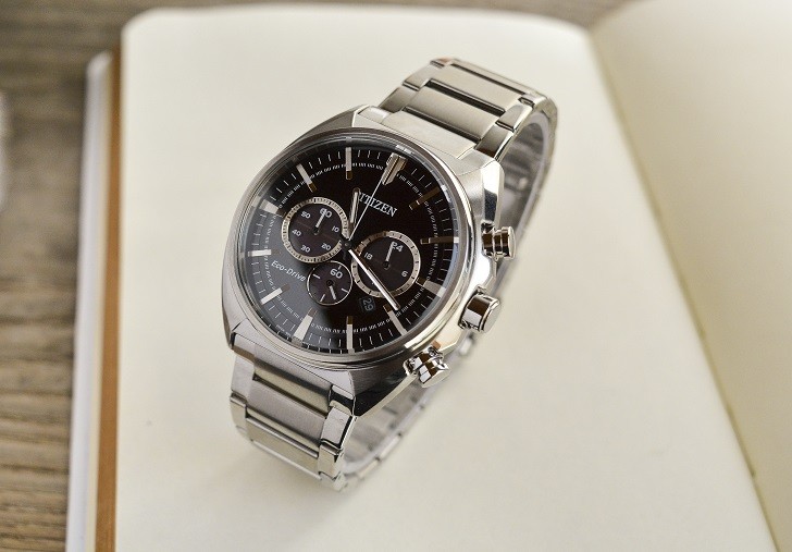 Citizen CA4280-53E đồng hồ thể thao nạp năng lượng ánh sáng - Ảnh 1