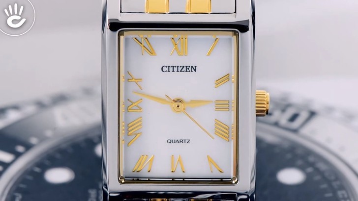 Đồng hồ Citizen EJ6124-53D thiết kế độc đáo, dây kim loại - Ảnh 2