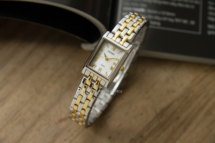 Đồng hồ Citizen EJ6124-53D thiết kế độc đáo, dây kim loại - Ảnh 3