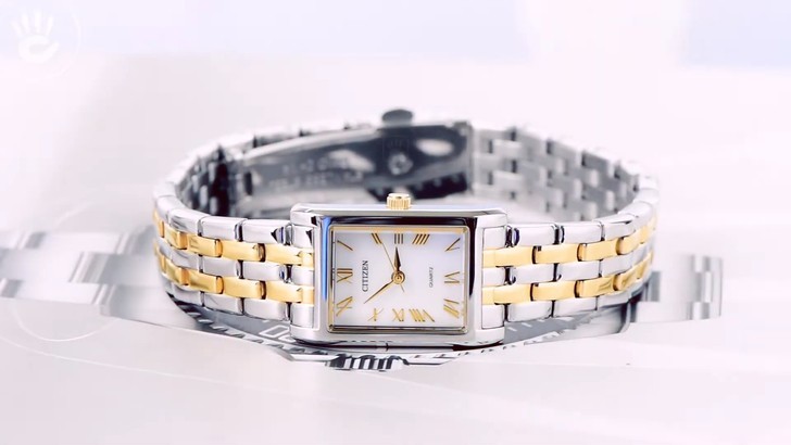 Đồng hồ Citizen EJ6124-53D thiết kế độc đáo, dây kim loại - Ảnh 7