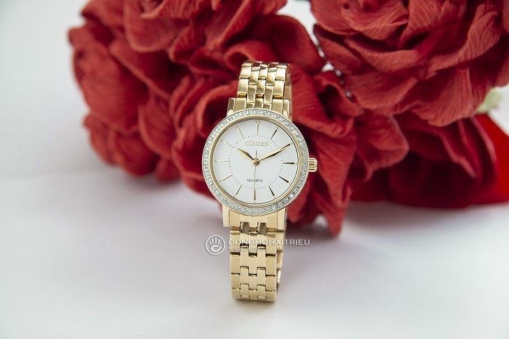Đồng hồ nữ Citizen EL3042-84A giá rẻ, thay pin miễn phí - Ảnh 1