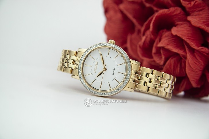 Đồng hồ nữ Citizen EL3042-84A giá rẻ, thay pin miễn phí - Ảnh 4