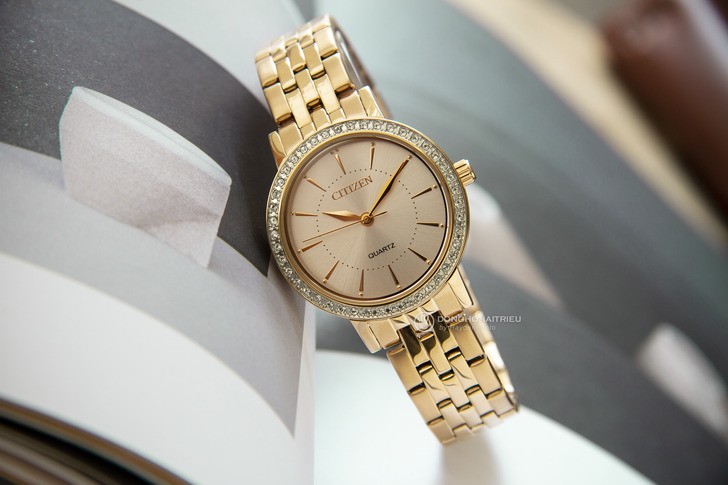 Đồng hồ Citizen EL3043-81X máy Nhật và thay pin miễn phí - Ảnh 8