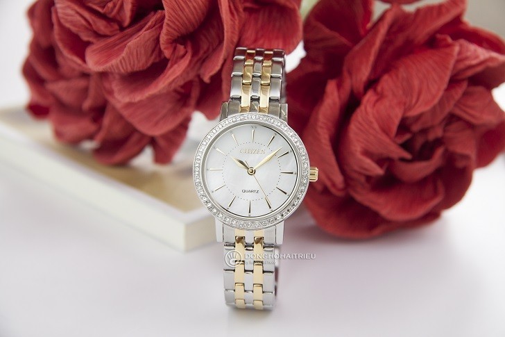 Đồng hồ nữ Citizen EL3044-89D giá rẻ, thay pin miễn phí - Ảnh 3