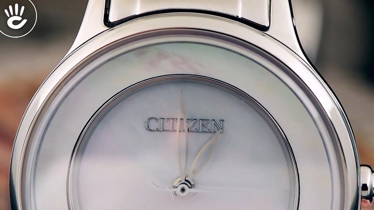 Đồng hồ Eco-Drive Citizen EM0380-57D năng lượng ánh sáng - Ảnh 6