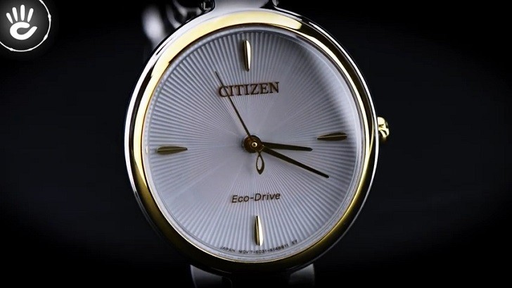 Đồng hồ Eco-Drive Citizen EM0424-88A năng lượng ánh sáng - Ảnh 3