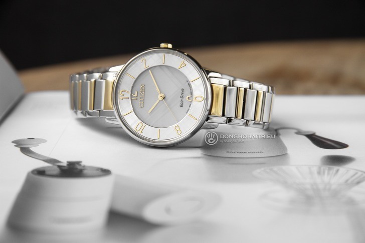 Đồng hồ nữ Citizen EM0524-83A bộ máy năng lượng ánh sáng - Ảnh 3