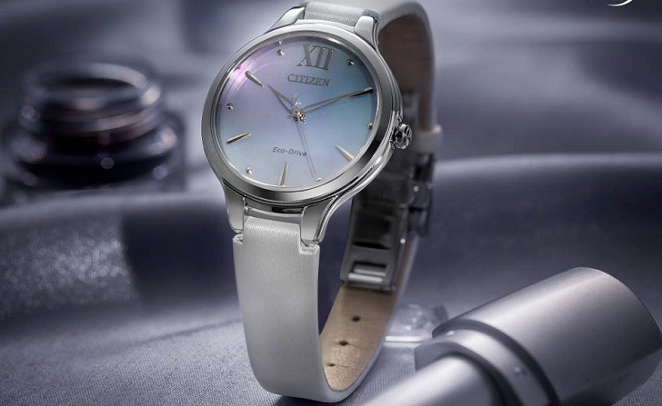 Đồng hồ Citizen EM0550-16N sử dụng năng lượng ánh sáng - Ảnh 5