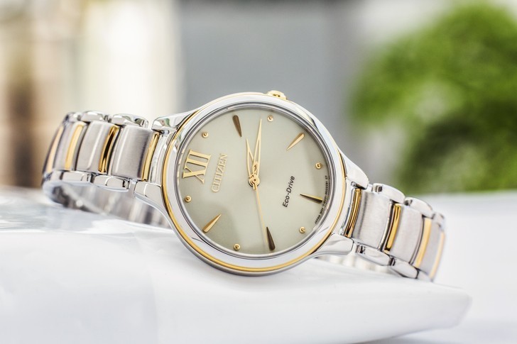 Đồng hồ nữ Citizen EM0554-82X bộ máy năng lượng ánh sáng - Ảnh 2