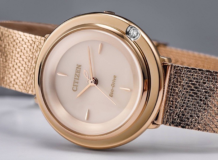 Đồng hồ Eco-Drive Citizen EM0642-87P năng lượng ánh sáng - Ảnh 7
