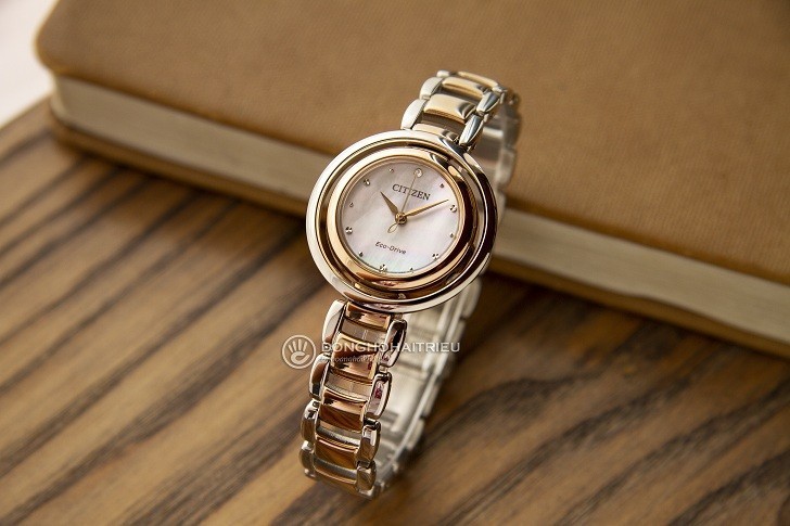 Đồng hồ Eco-Drive Citizen EM0666-89D năng lượng ánh sáng - Ảnh 1