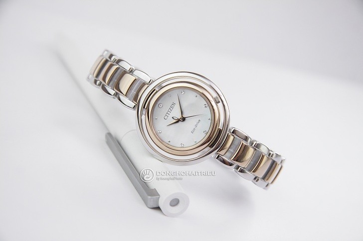 Đồng hồ Eco-Drive Citizen EM0666-89D năng lượng ánh sáng - Ảnh 3