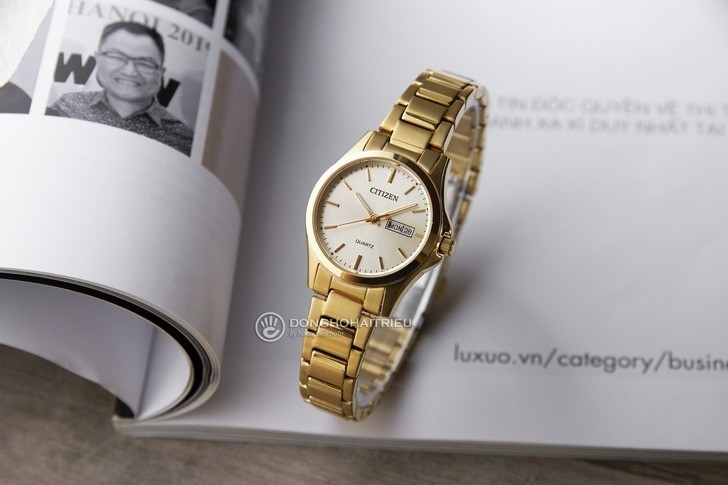 Đồng hồ nữ Citizen EQ0593-85P giá rẻ, thay pin miễn phí - Ảnh 1