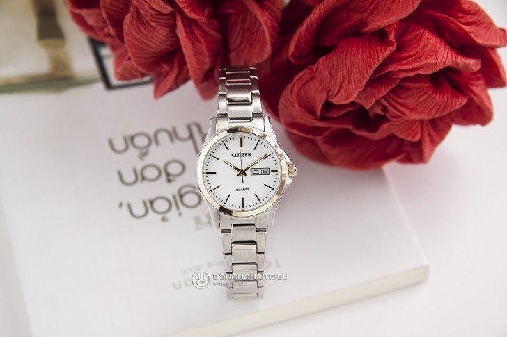 Đồng hồ nữ Citizen EQ0596-87A giá rẻ, thay pin miễn phí - Ảnh 1