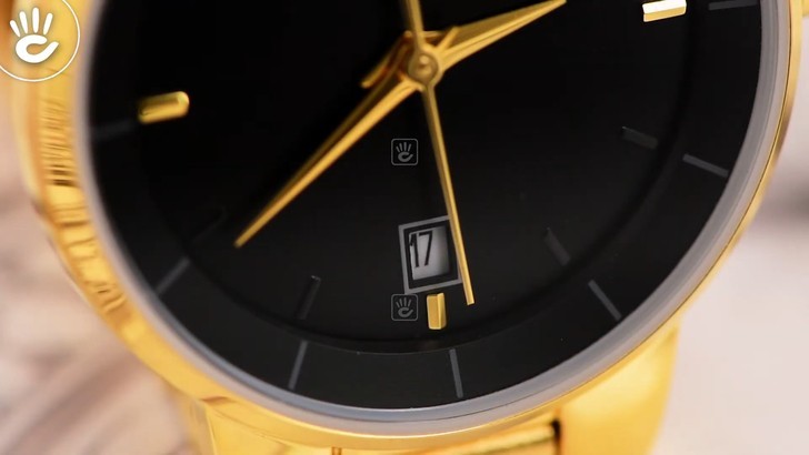 Đồng hồ Citizen EU6012-58E máy quartz, mạ vàng sang trọng - Ảnh 2