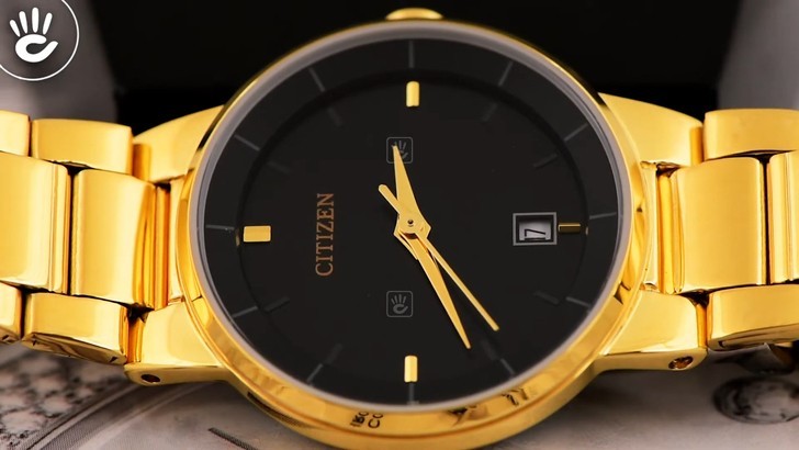 Đồng hồ Citizen EU6012-58E máy quartz, mạ vàng sang trọng - Ảnh 3