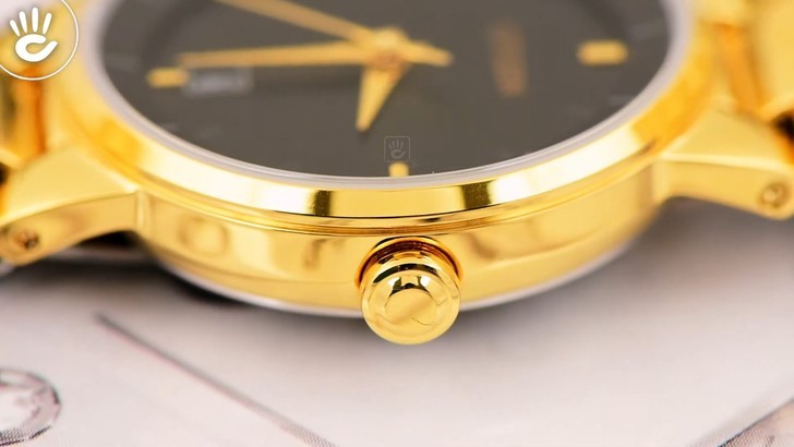 Đồng hồ Citizen EU6012-58E máy quartz, mạ vàng sang trọng - Ảnh 6