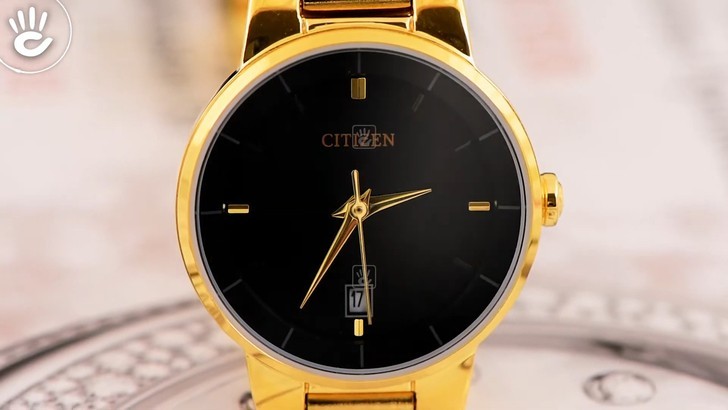 Đồng hồ Citizen EU6012-58E máy quartz, mạ vàng sang trọng - Ảnh 7