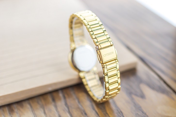 Đồng hồ Citizen EU6012-58P mạ vàng, đính pha lê Swarovski - Ảnh 4