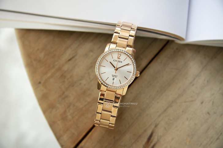 Đồng hồ Citizen EU6039-86A máy Nhật và thay pin miễn phí - Ảnh 3