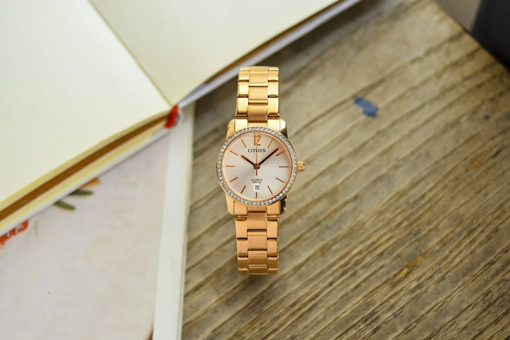 Đồng hồ Citizen EU6039-86A máy Nhật và thay pin miễn phí - Ảnh 8