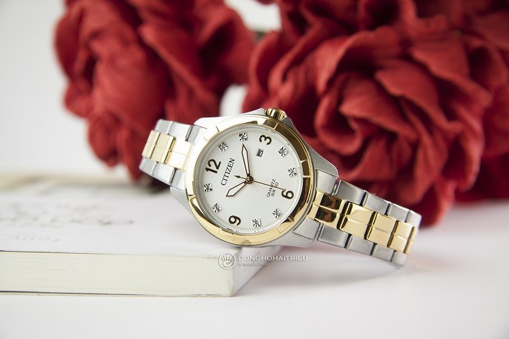 Đồng hồ nữ Citizen EU6084-57A giá rẻ, thay pin miễn phí - Ảnh 1