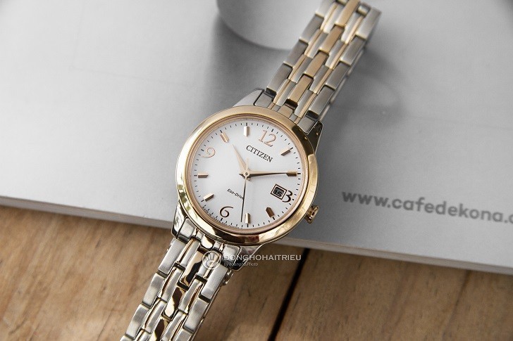Đồng hồ nữ Citizen EW2234-55A bộ máy năng lượng ánh sáng - Ảnh 1