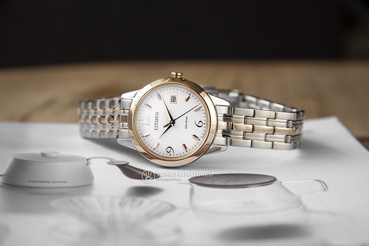 Đồng hồ nữ Citizen EW2234-55A bộ máy năng lượng ánh sáng - Ảnh 3