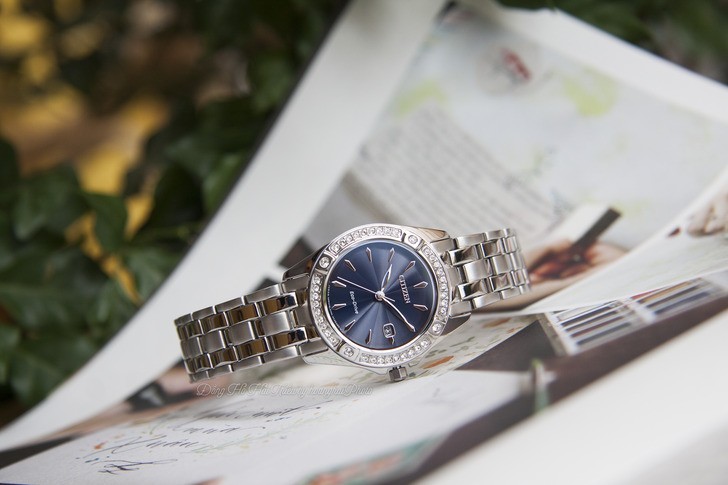 Đồng hồ Citizen EW2350-54L: Thanh lịch nữ tính, máy Eco-Drive - Ảnh: 1