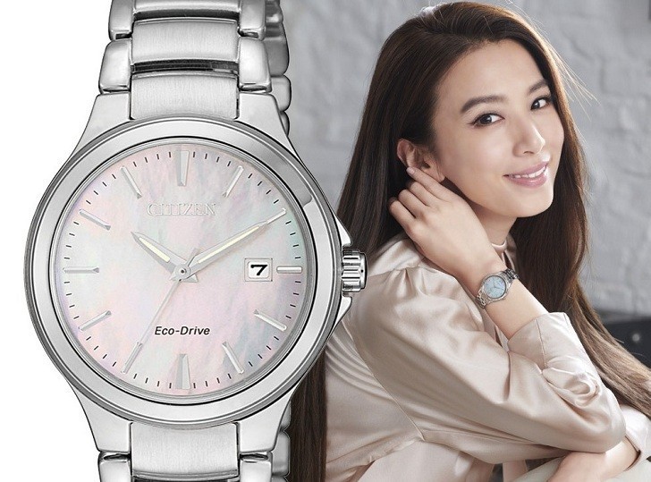 Đồng hồ Eco-Drive Citizen EW2520-56Y năng lượng ánh sáng - Ảnh 2
