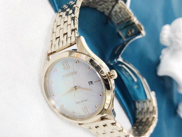 Đồng hồ Citizen EW2533-89D tích hợp năng lượng ánh sáng - Ảnh 3